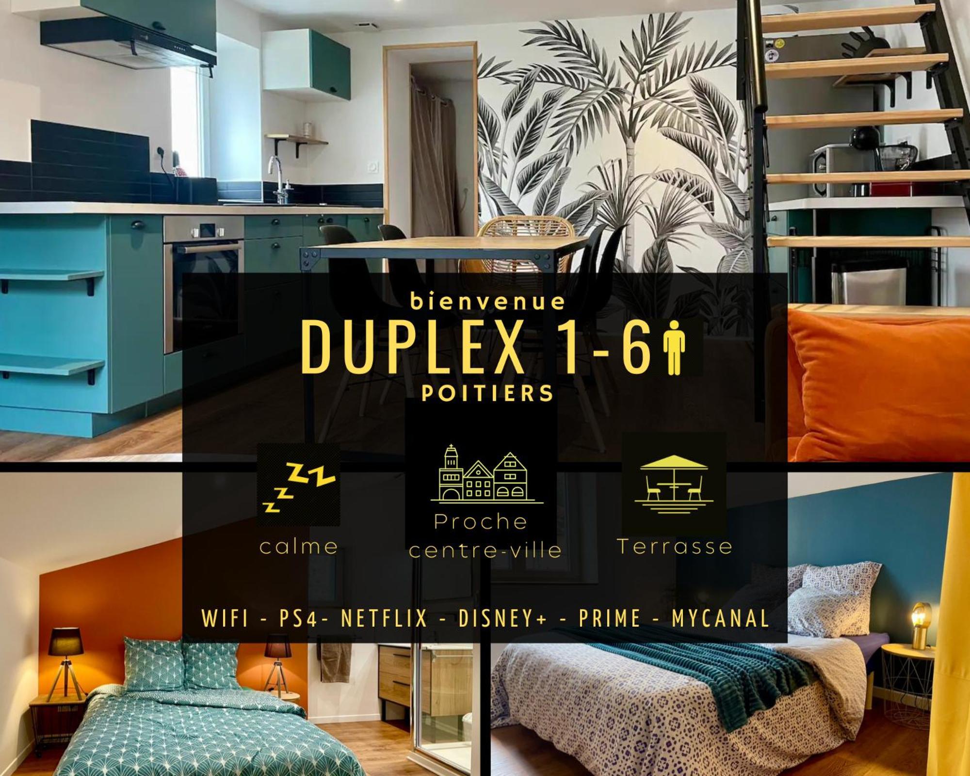 פואטייה Les Appartements Du Pont Joubert מראה חיצוני תמונה